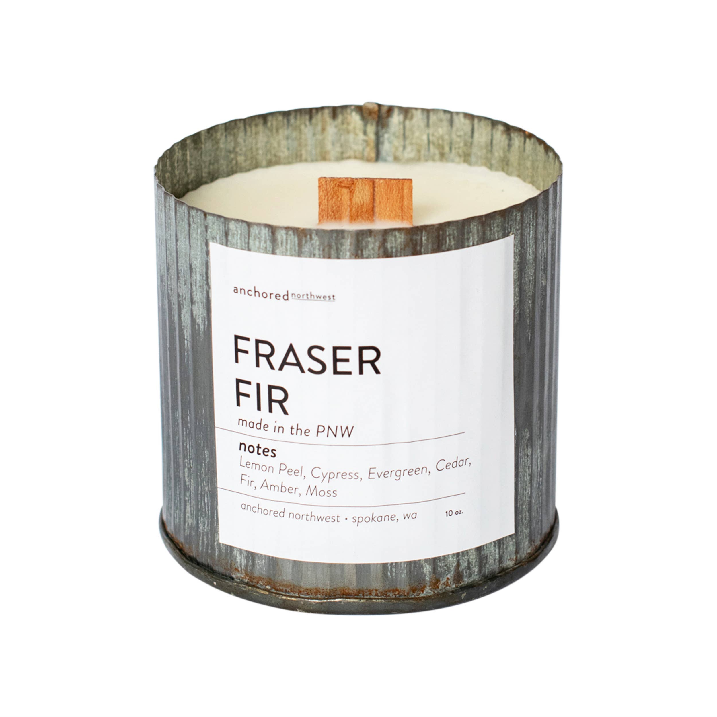 Fraser Fir Rustic Vintage Candle - Thumbnail 5